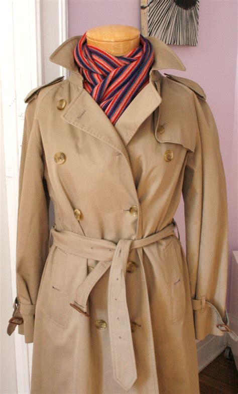 trenchcoat burberry etsy|authentic burberry trench coats.